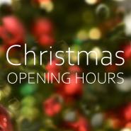 Christmas Opening Times